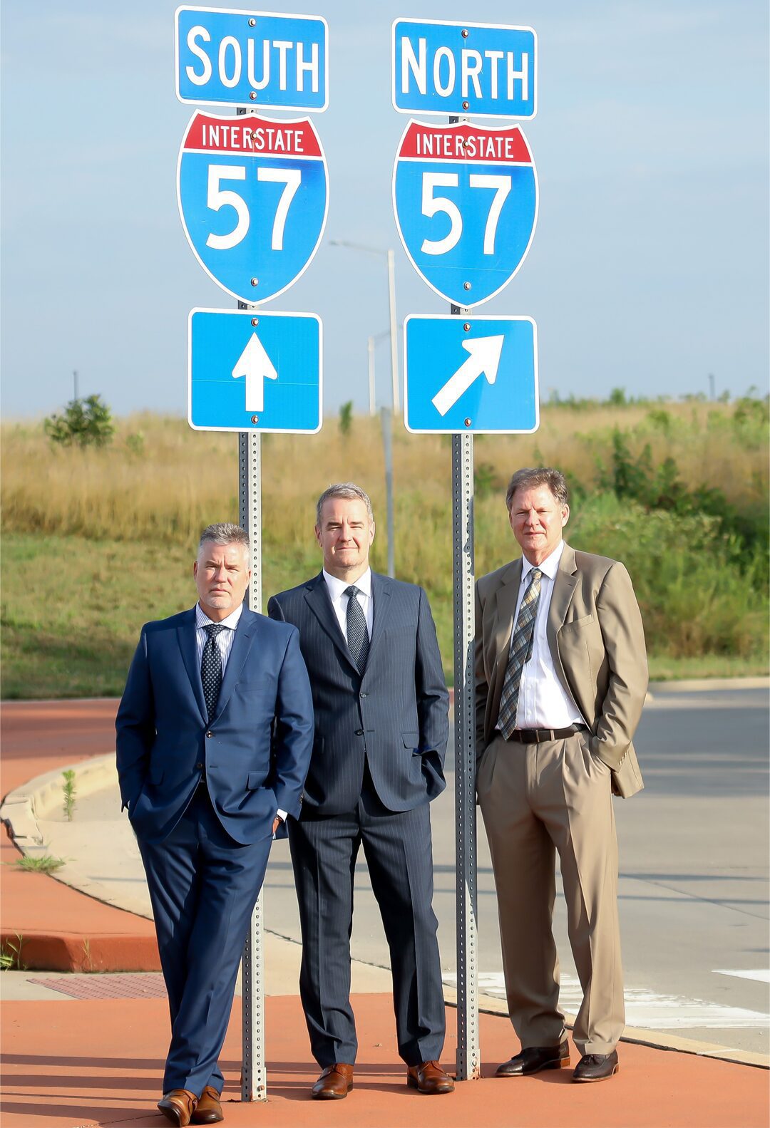 interstate attorneys standing outside